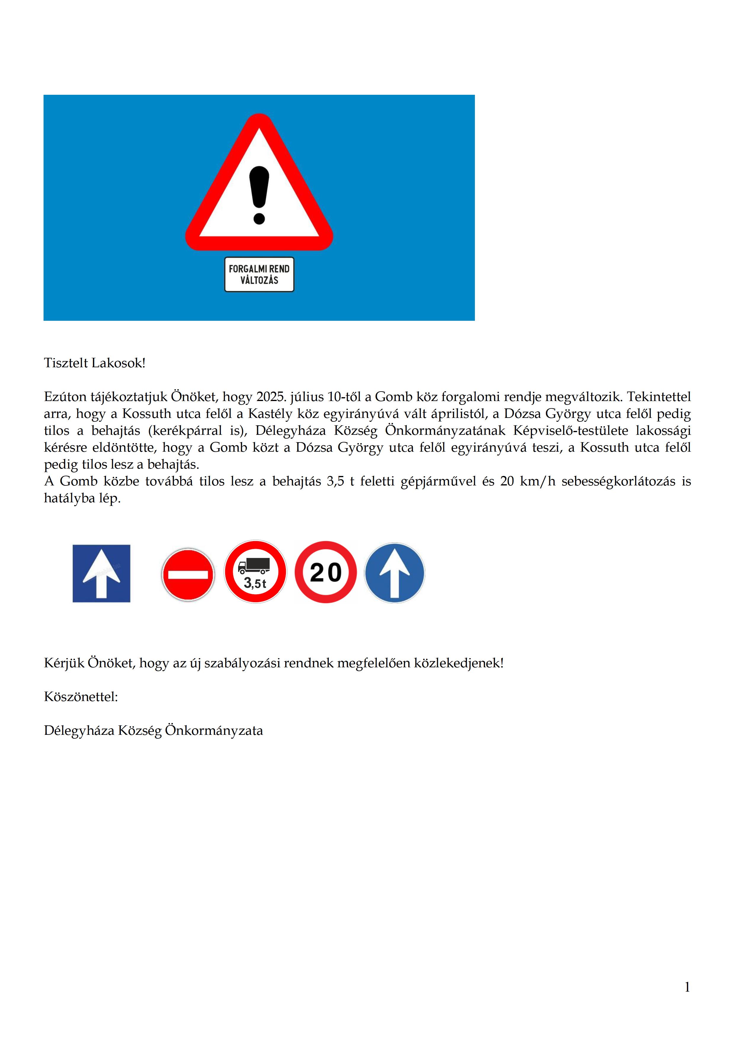 Lakossági tájékoztató2025